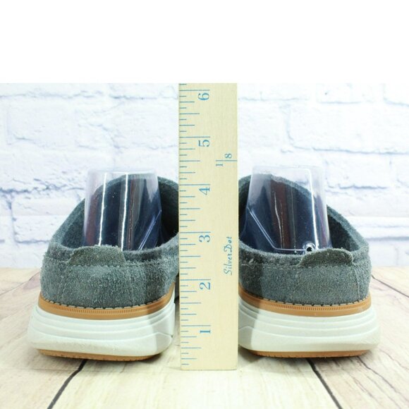 LL Bean Downeast Gray Wool Slip On Anti Odor Cozy Slipper Clogs Size 11 M - Picture 6 of 9